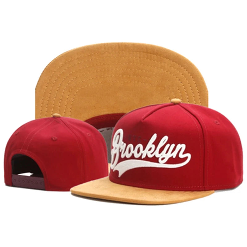 BROOKLYN Faux Suede Snapback