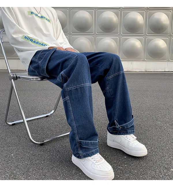 Baggy hip-hop jeans: streetwear style