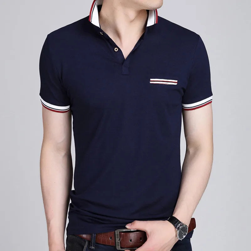 Funky Casual Striped Polo Shirt