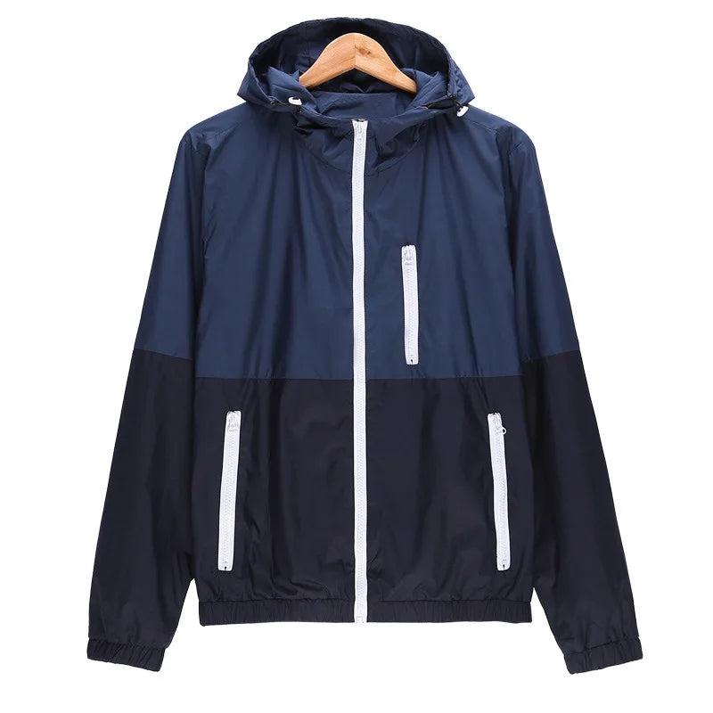 Contrast Colour Lightweight Jacket