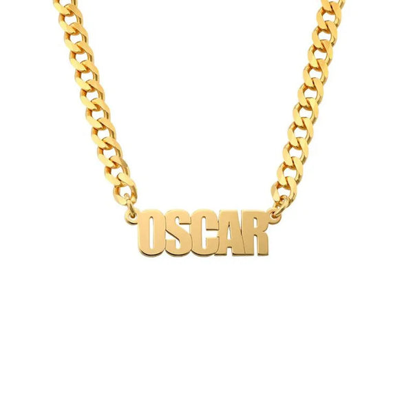 The Gold Rope Chain with Name