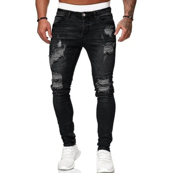 Slim Fit Ripped Skinny Jeans