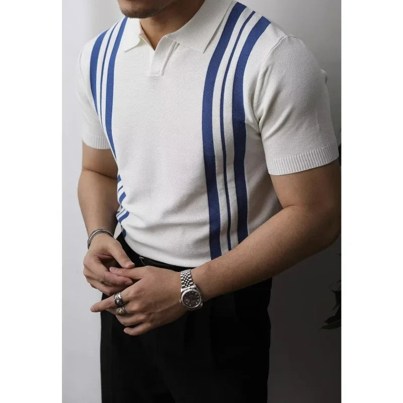 Style Summer Striped Polo