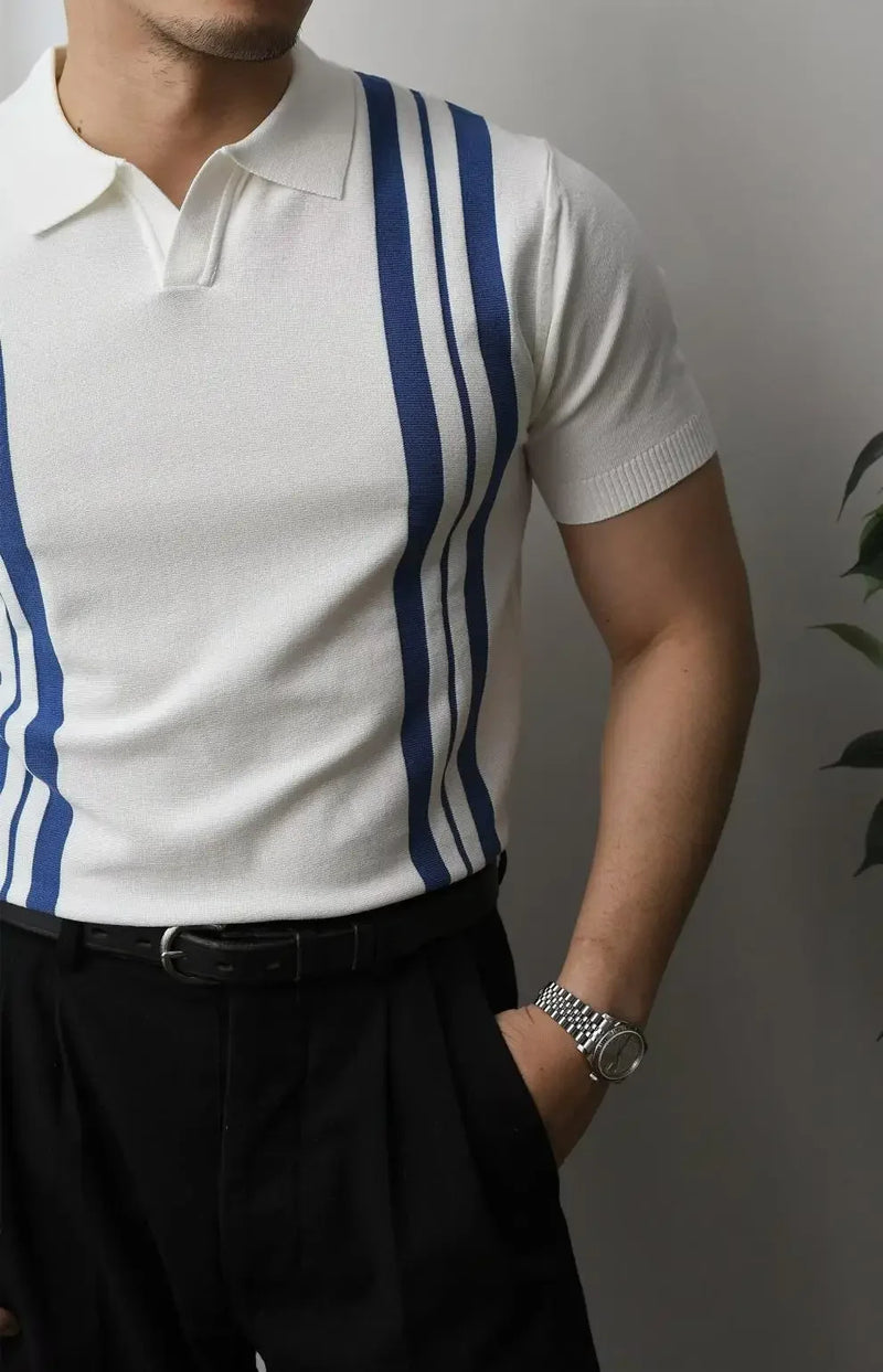 Style Summer Striped Polo