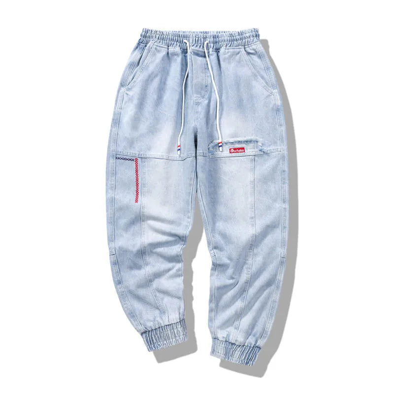 Elastic Cargo Jeans