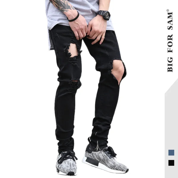 Hip Hop Ripped Skinny jeans