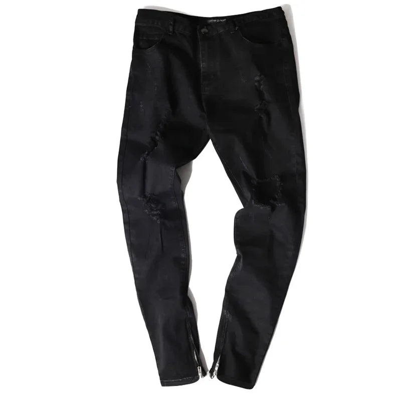 Hip Hop Ripped Skinny jeans