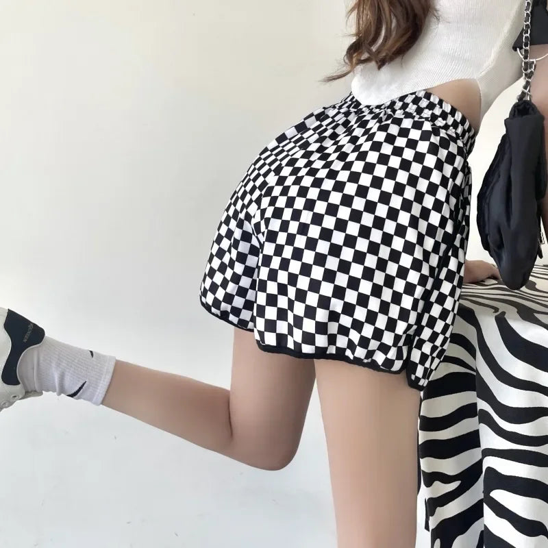 Checkerboard Women Shorts