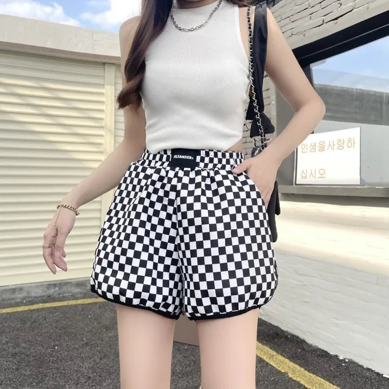 Checkerboard Women Shorts