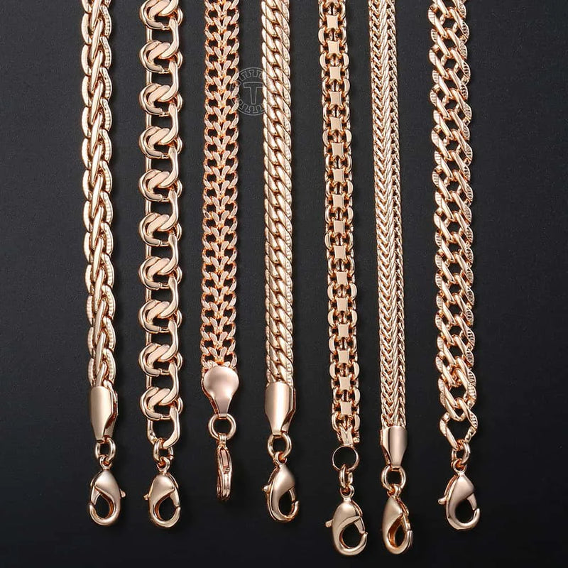 The Rose Gold Rope Chain