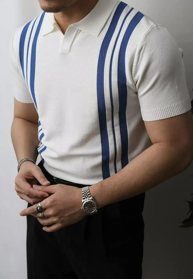 Style Summer Striped Polo