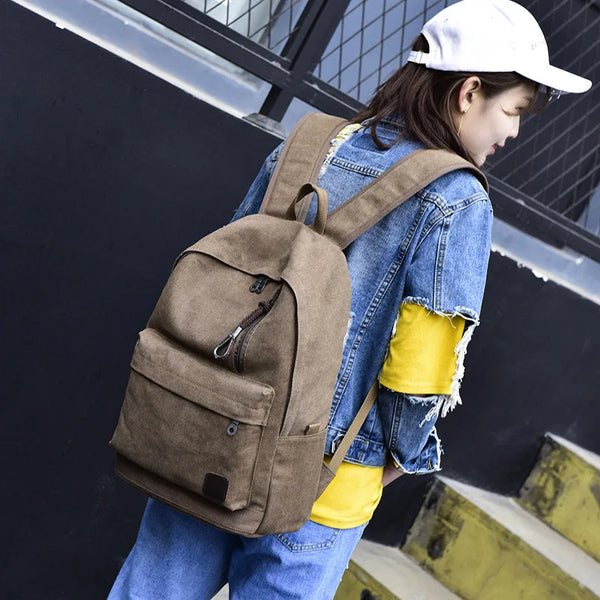 Casual Canvas Backpack