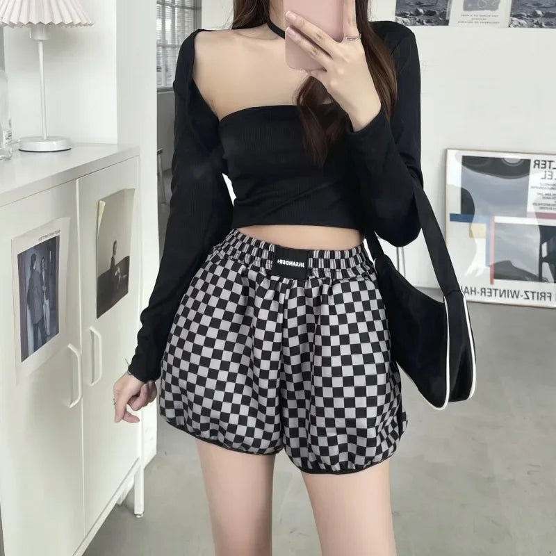 Checkerboard Women Shorts